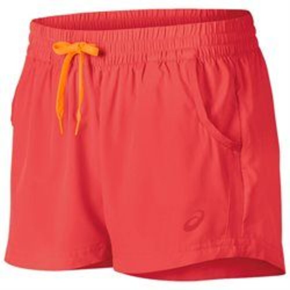 ASICS Women's Train for Sport 2-Inch Woven Shorts, Coralicious, X-Large